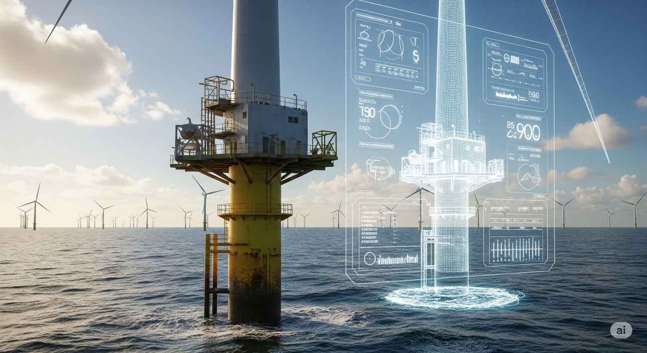 L’intelligenza artificiale sta cambiando il futuro delle energie rinnovabili grazie ai modelli di digital twin