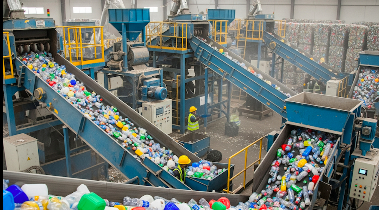 Riciclo della plastica al
