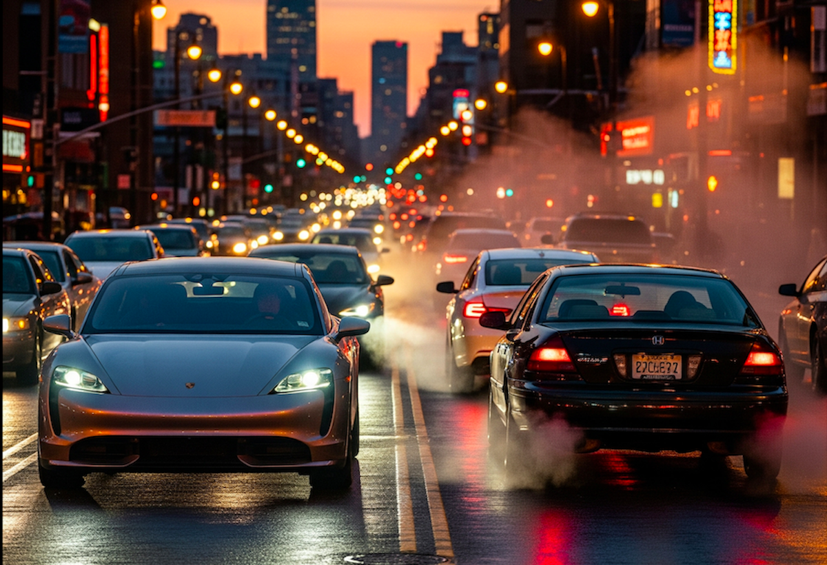Veicoli elettrici riducono l'inquinamento da CO2 rispetto alle auto a motore. Ne sono convinti anche gli americani
