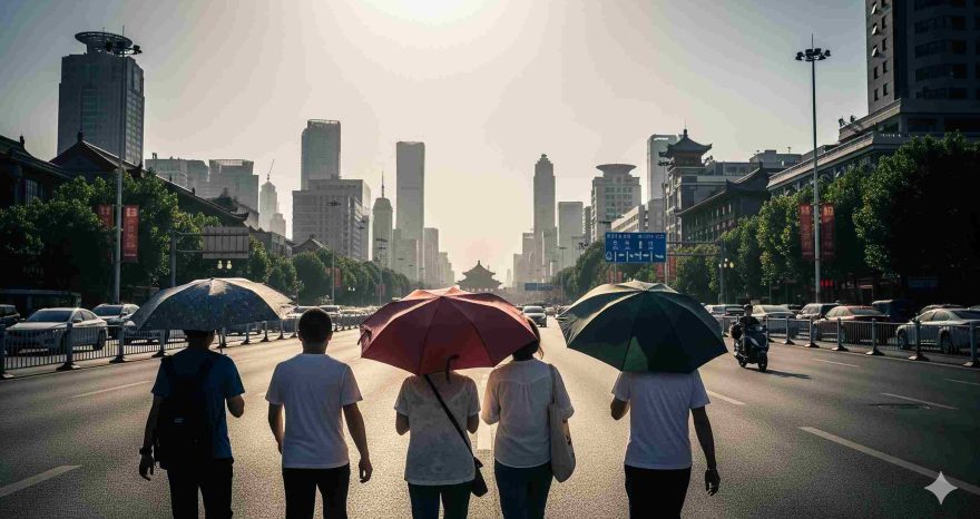 Rinnovabili • ondate-di-calore-in-cina