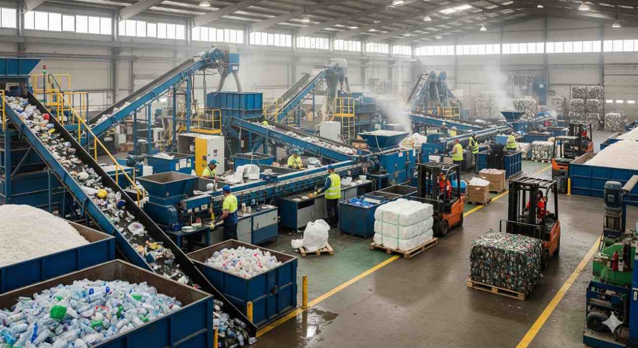 Rinnovabili • Riciclo plastica in Europa a rischio: chiusi impianti per 1 milione di tonnellate di capacità.