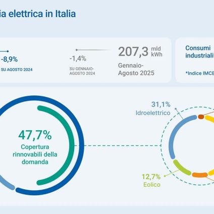 Rinnovabili • Consumi elettrici, ad agosto rinnovabili al 48%