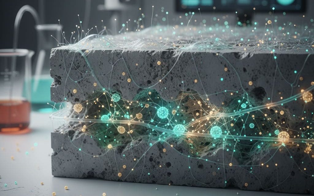 Supercondensatori bioibridi a base di cemento vivente