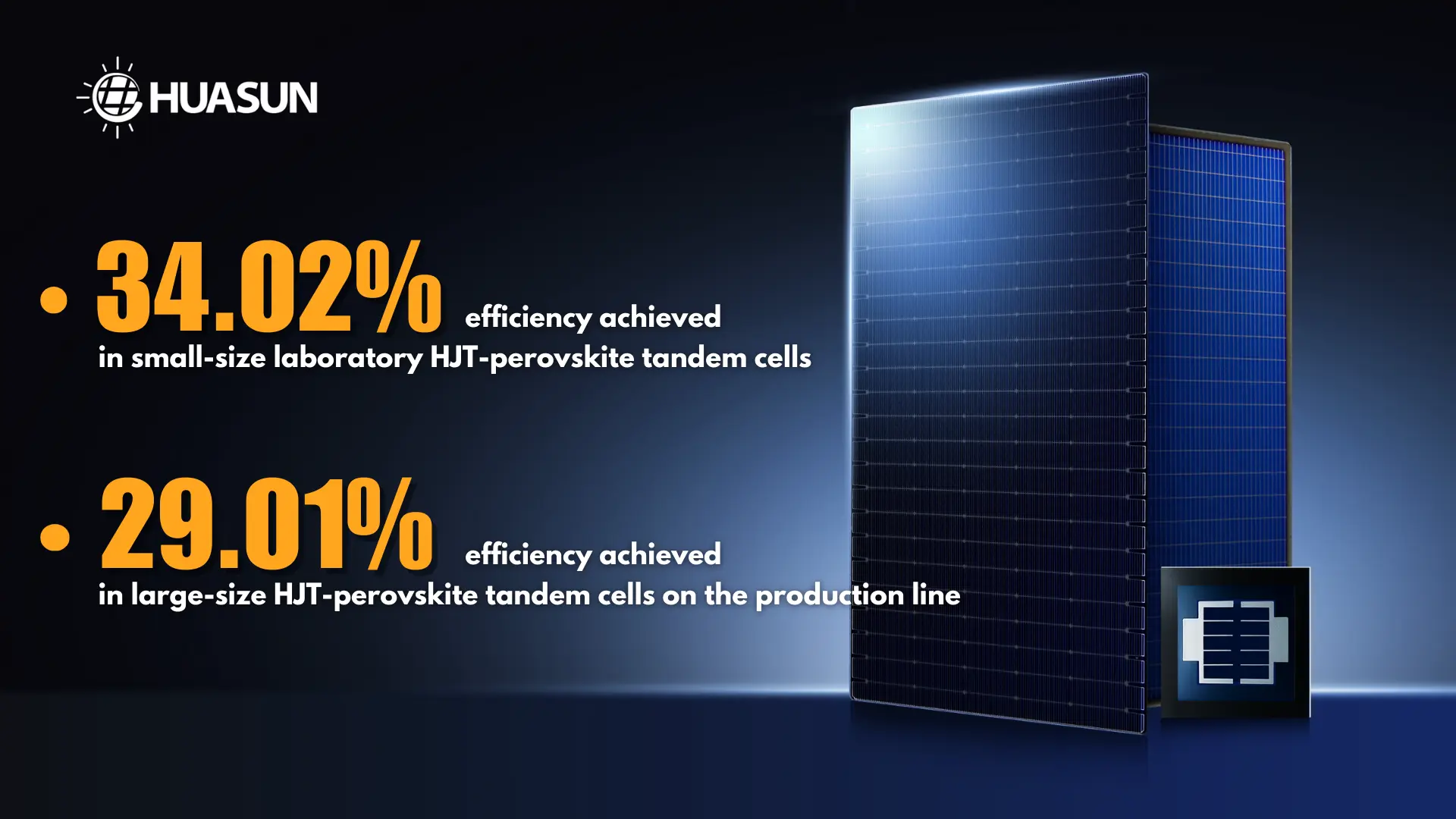 Fotovoltaico perovskite-HJT, efficienza record al 34,02%
