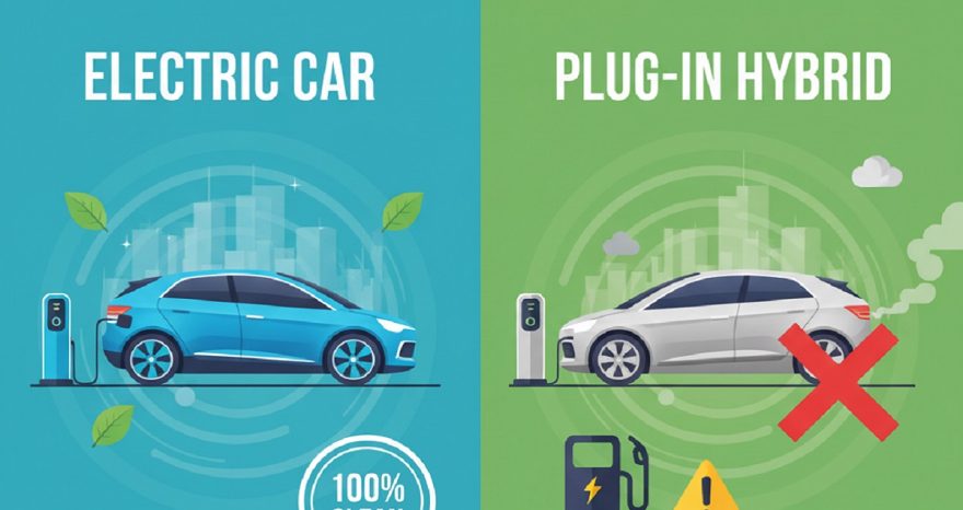 Rinnovabili • Auto elettrica più conveniente dell'ibrida ricaricabile: 1.600 euro di risparmio all'anno