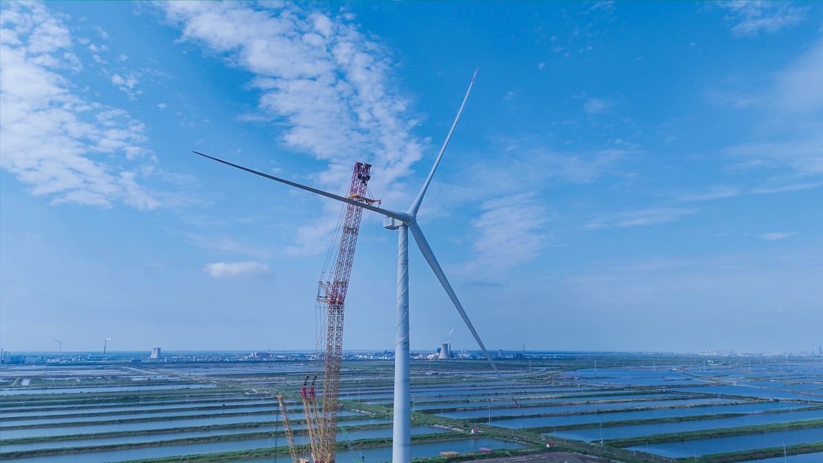 La colossale turbina offshore da 26 MW vede la luce del sole