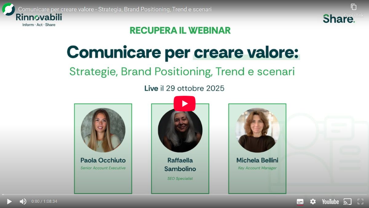 Comunicare per creare valore: strategie, posizionamento e trend nella comunicazione sostenibile