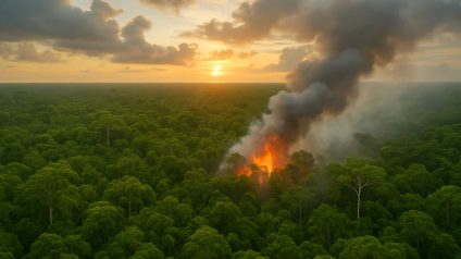 Rinnovabili • Emissioni di CO2: gli incendi in Amazzonia producono livelli record.