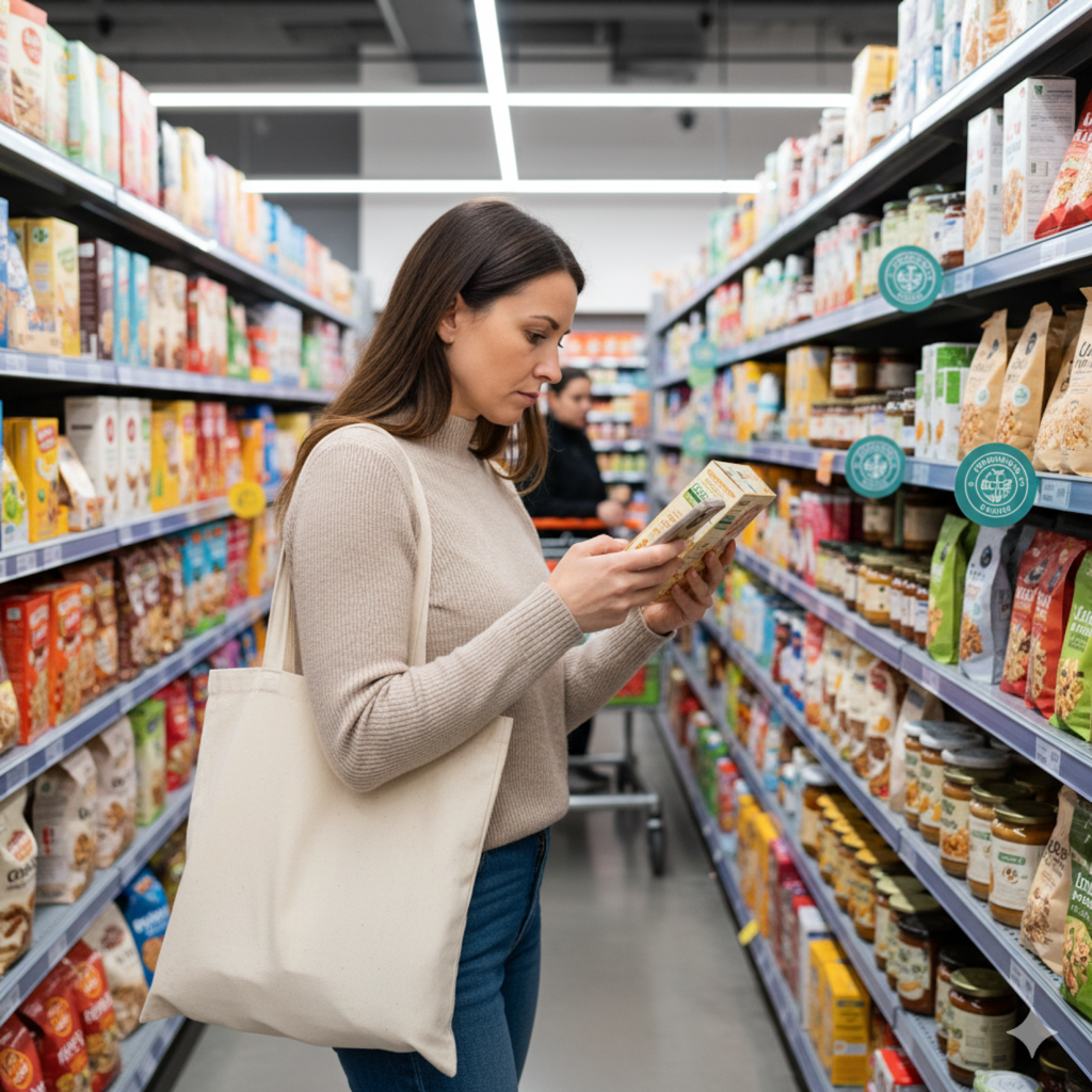 Etichette dei prodotti alimentari, una valutazione degli standard di sostenibilità