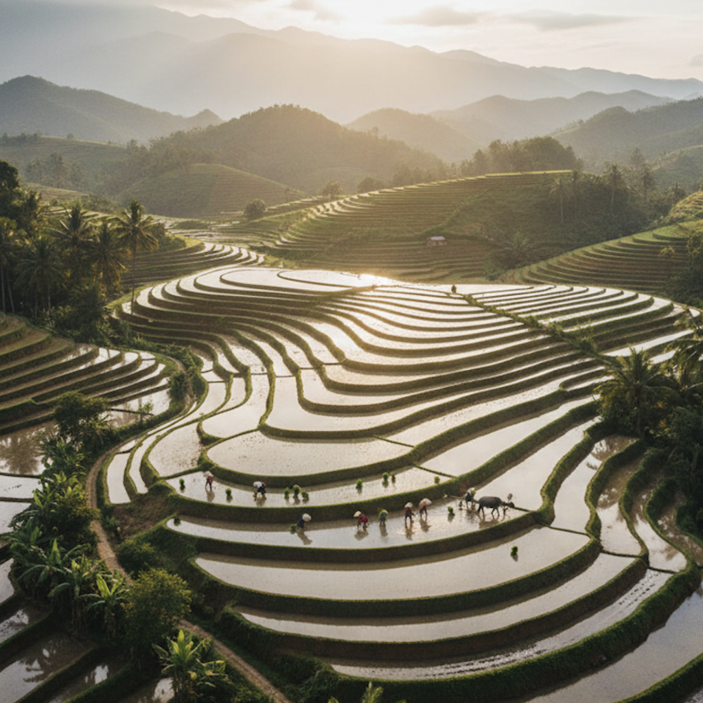 Paglia di riso, un rifiuto che trasforma in ricchezza l’economia agricola in Vietnam