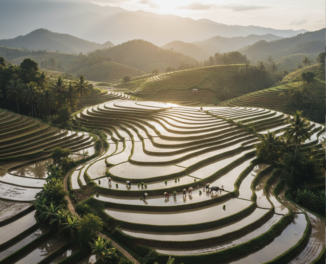 Rinnovabili • Paglia di riso, un rifiuto che trasforma in ricchezza l’economia agricola in Vietnam