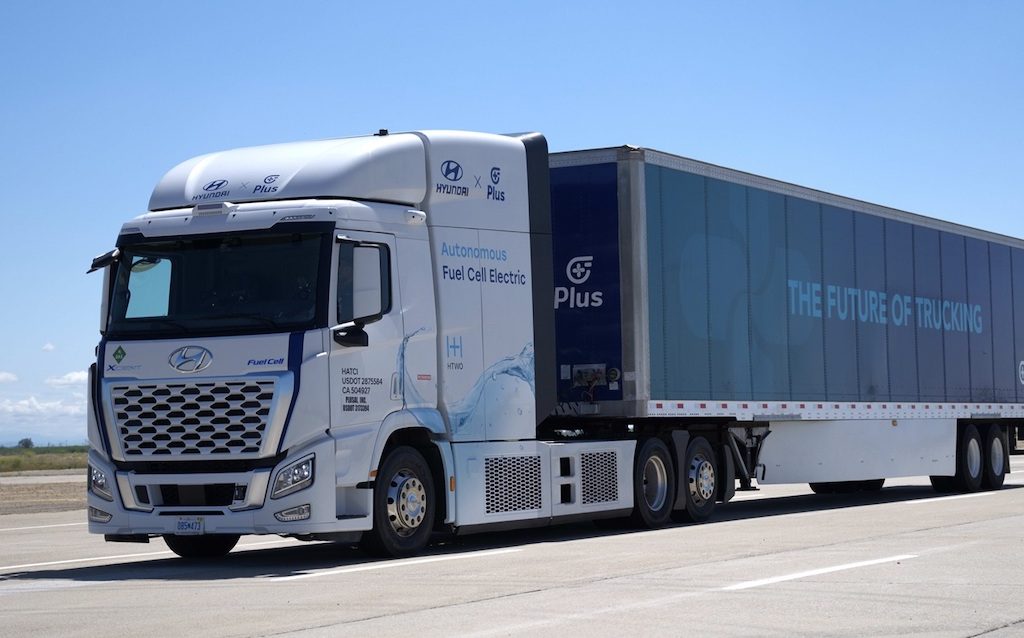 Camion a guida autonoma con propulsione a idrogeno: il primo al mondo sviluppato da Hyundai