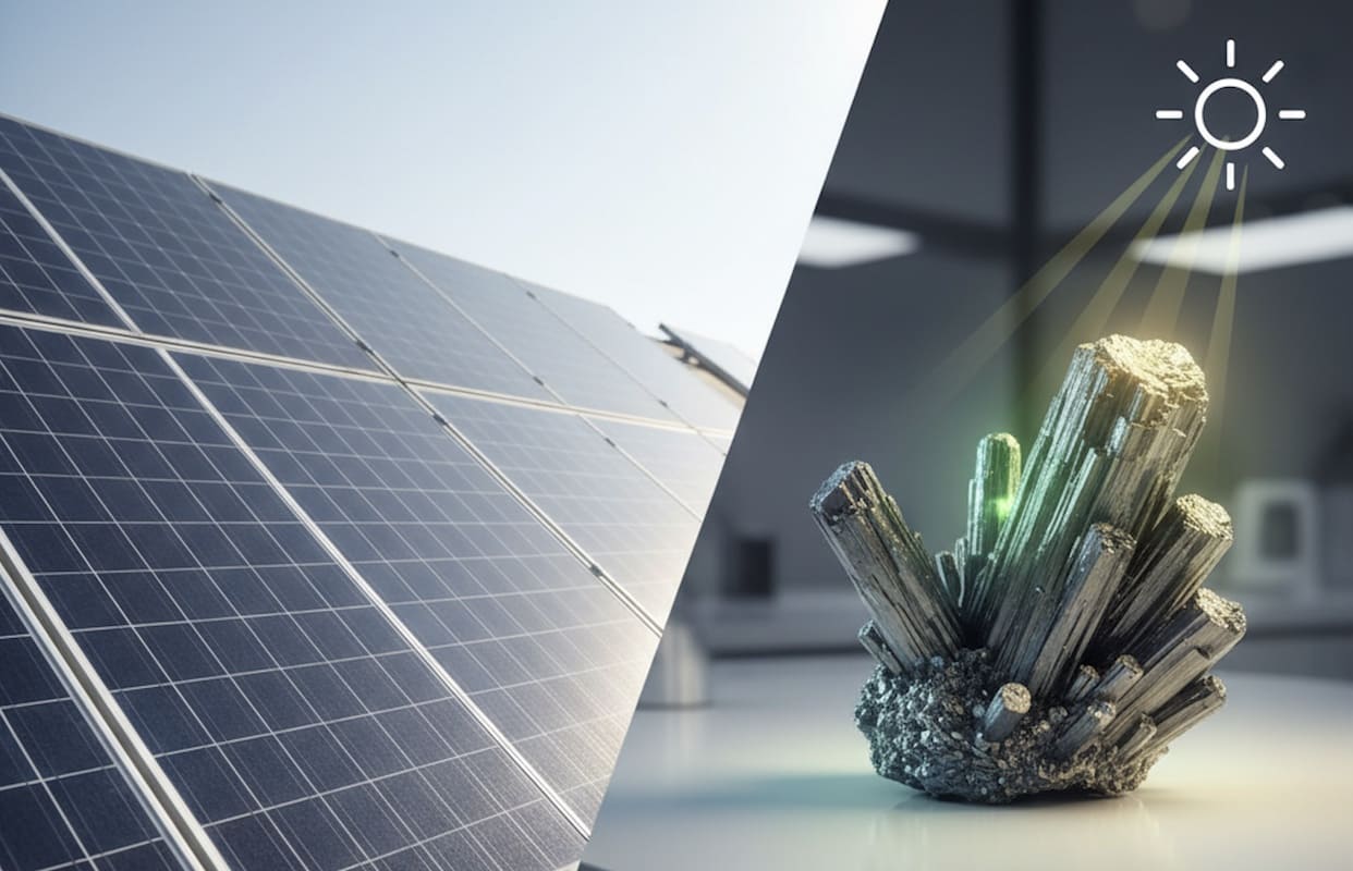 Rinnovabili • Fotovoltaico in trisolfuro di antimonio, il thin film di nuova generazione