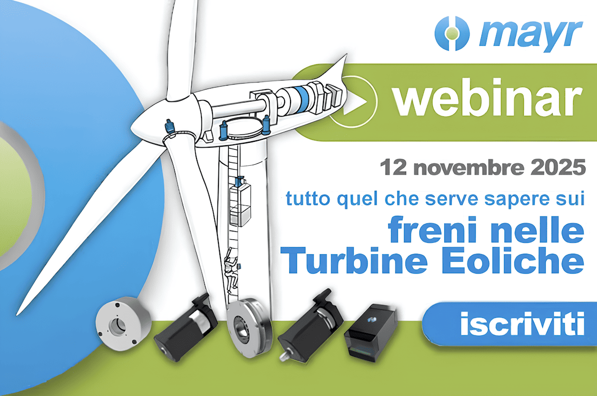 Webinar: Freni di sicurezza per turbine eoliche