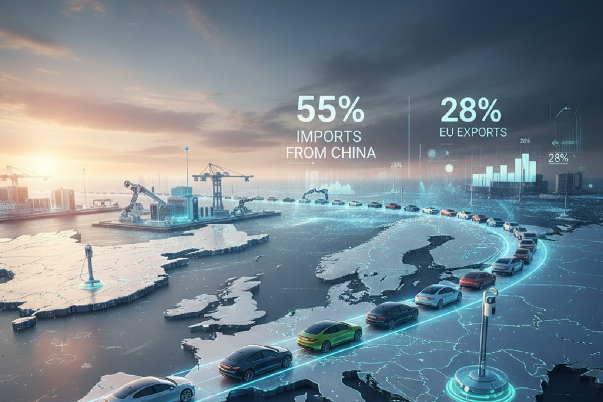 Rinnovabili • Importazioni auto elettriche in UE. Domina Pechino col 55%, ma l'Europa regge l'export