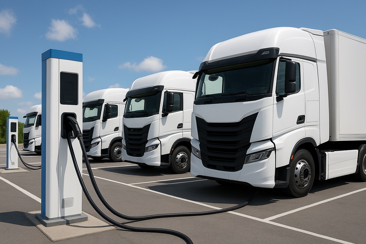 Ricarica camion elettrico, studio indica come migliorare le stazioni di recharge in Italia