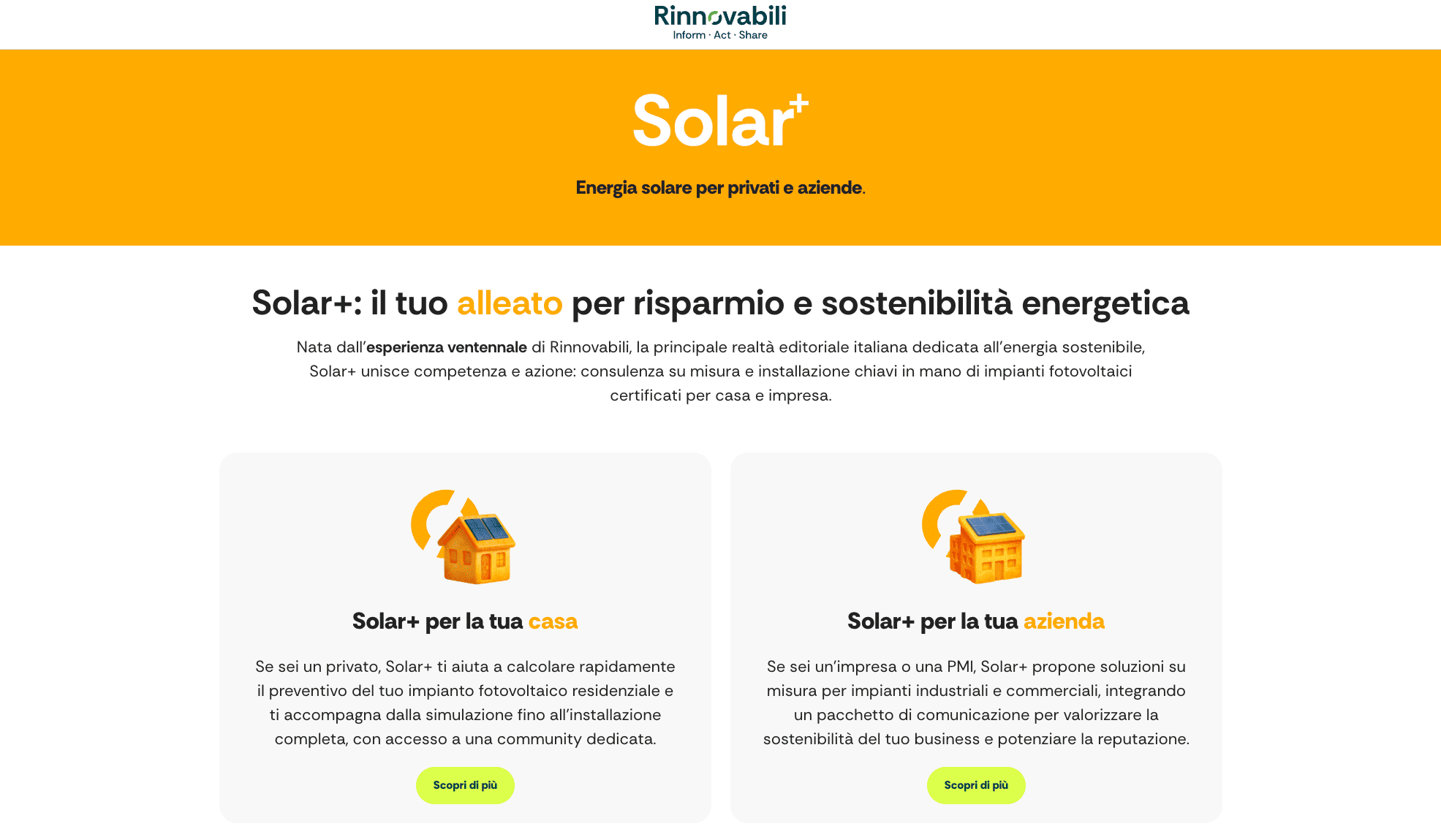 Solar+, il nuovo servizio per fotovoltaico e BESS per casa e impresa