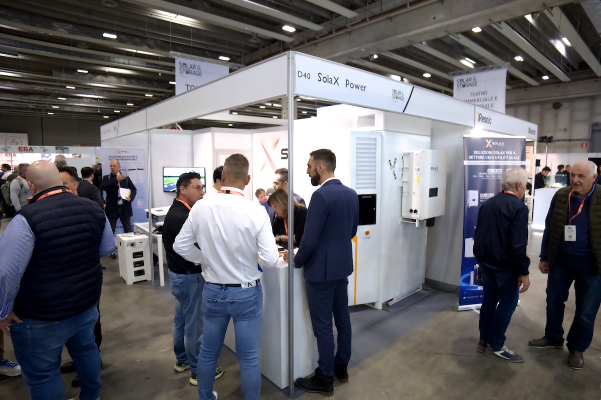 SolaX Power, boom di presenze a Solar & Storage Live di Verona. Forte interesse per lo storage C&I