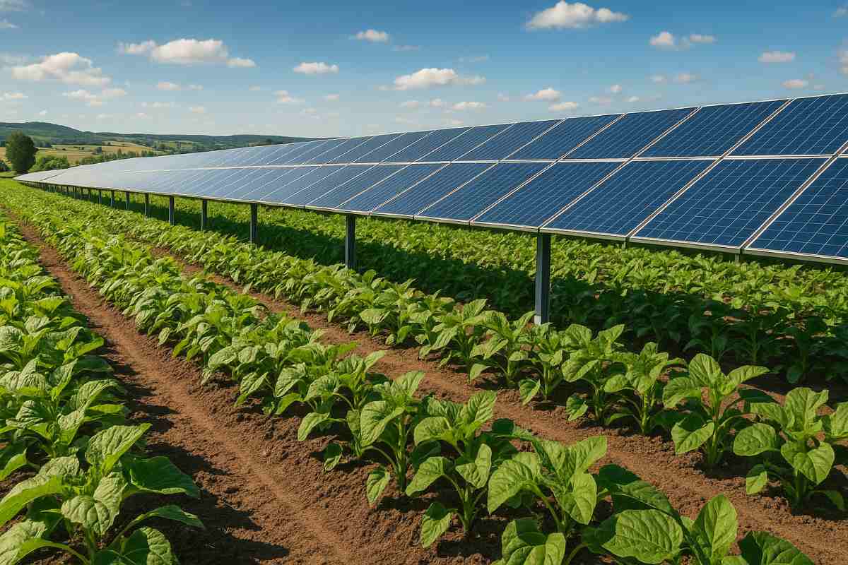 Agrivoltaico: +186% di efficienza del suolo e +157% di ottimizzazione idrica per i campi