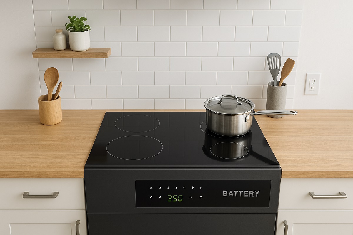 Cucina a batteria: la rivoluzione ai fornelli