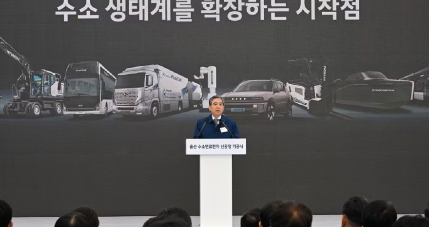 Rinnovabili • Hyundai, nuovo impianto per celle a combustibile a idrogeno: brand punta alla leadership globale