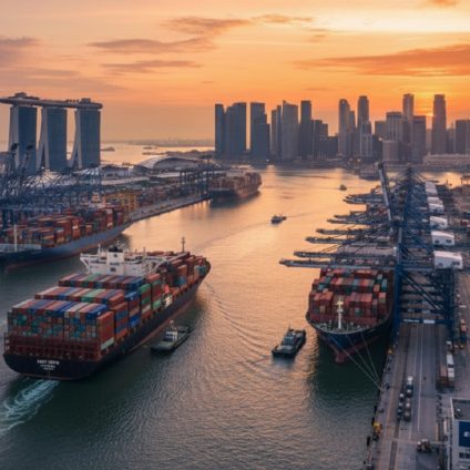 Rinnovabili • Il porto di Singapore lancia il metanolo verde per decarbonizzare il trasporto marittimo