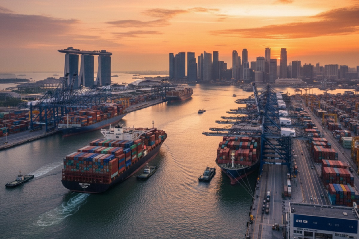 Il porto di Singapore adotta il metanolo verde per decarbonizzare il trasporto marittimo