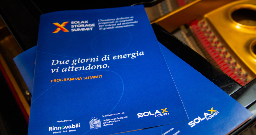 Rinnovabili • SolaX Storage Summit, sold out per l’evento di formazione, innovazione e networking per i professionisti dell’energia