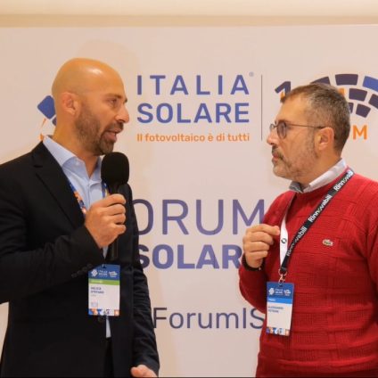 Rinnovabili • Intervista a Stefano Salica, Sales Director di Longi Solar al Forum Italia Solare 2025