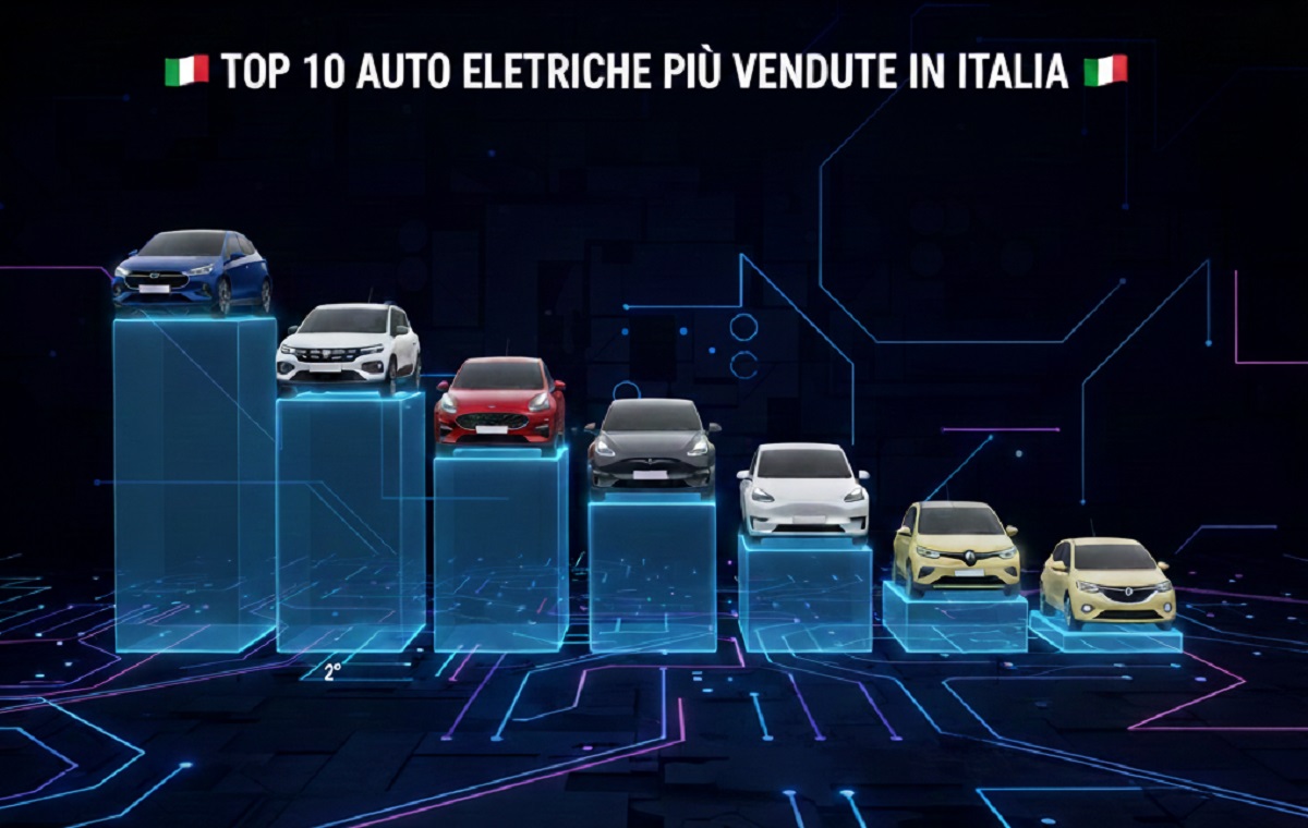 Record di auto elettriche a novembre: ecco la top ten delle più vendute