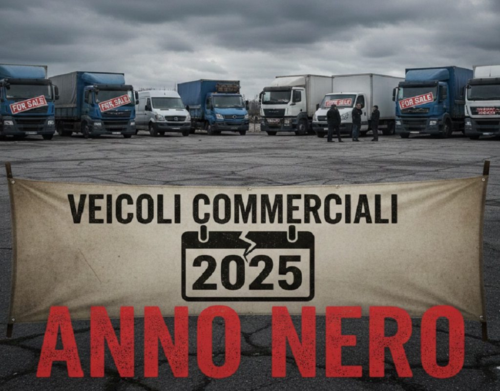 Veicoli commerciali, il 2025 è l'anno nero. Ma cresce la quota di mezzi elettrici