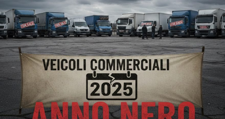 Rinnovabili • Veicoli commerciali, il 2025 è l'anno nero. Ma cresce la quota di mezzi elettrici