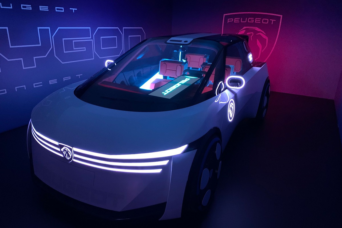 Polygon, la concept car di Peugeot: elettrica, sostenibile e super tech