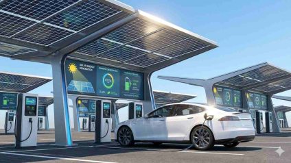 Rinnovabili • Stazioni di ricarica fotovoltaiche: come progettarle secondo l’IEA