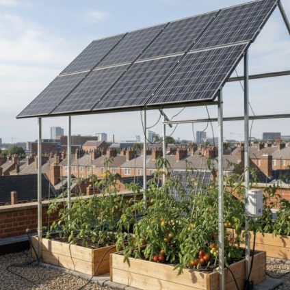 Rinnovabili • Agrivoltaico sul tetto per produrre pomodori e idrogeno