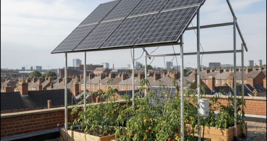 Rinnovabili • Agrivoltaico sul tetto per produrre pomodori e idrogeno