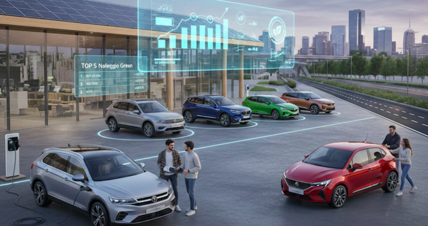 Rinnovabili • Auto a noleggio trainano la transizione: boom di ibride ed elettriche. Ecco la Top 5