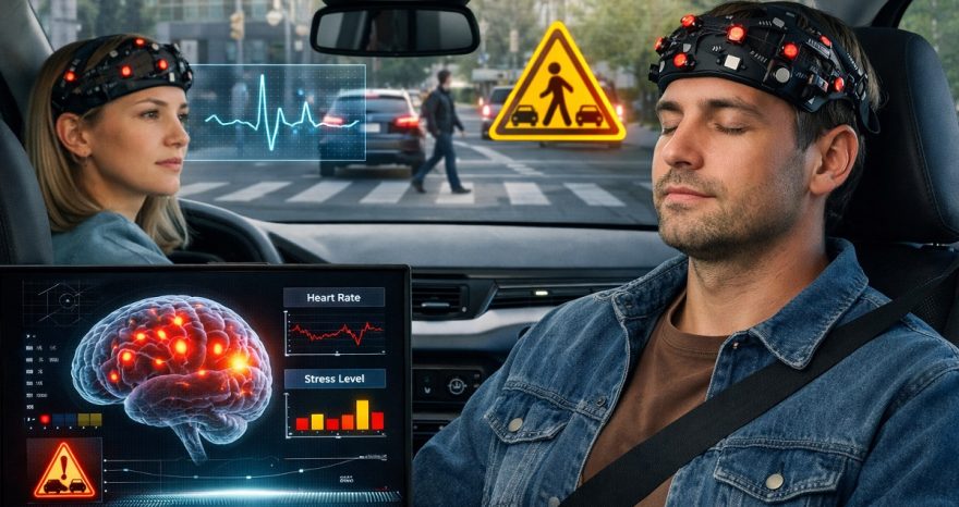 Rinnovabili • Auto a guida autonoma: l’attività cerebrale dei passeggeri può renderle più sicure