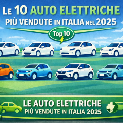 Rinnovabili • Top 10 elettriche in Italia: ecco le più vendute nel 2025