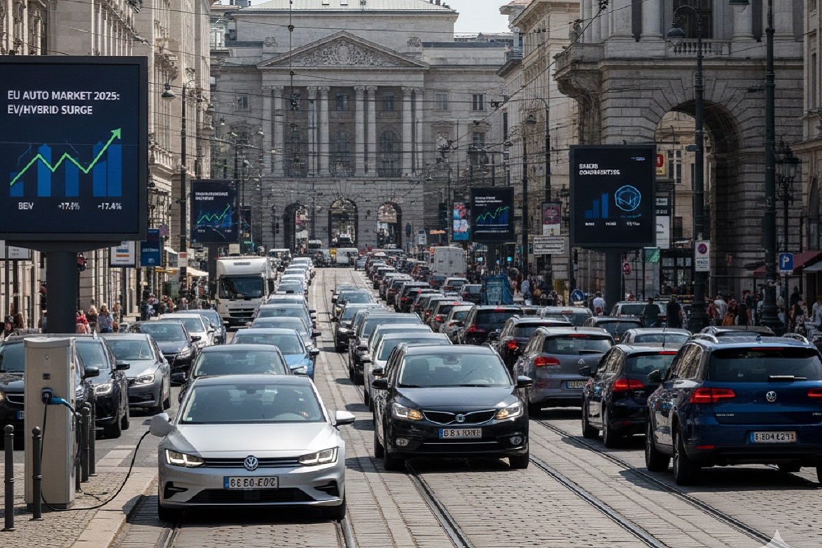 Rinnovabili • Mercato dell'auto: nel 2025 vincono le nuove tecnologie