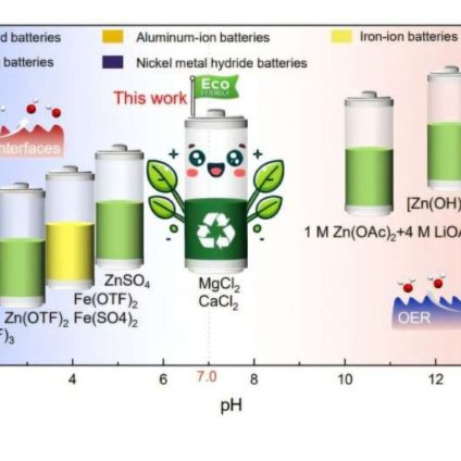 Rinnovabili • Batterie ad acqua a pH 7 che durano 300 anni