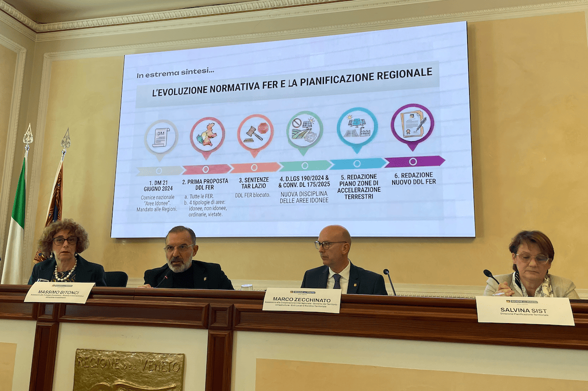 Aree idonee regionali, i lavori in Veneto e Abruzzo