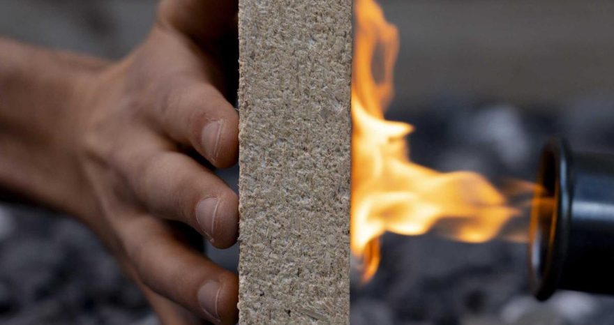 Rinnovabili • Segatura ignifuga riciclabile - Fonte Dan Vivas Glaser da Kürsteiner R et al. Chem Circularity 2026, CC BY 4.0