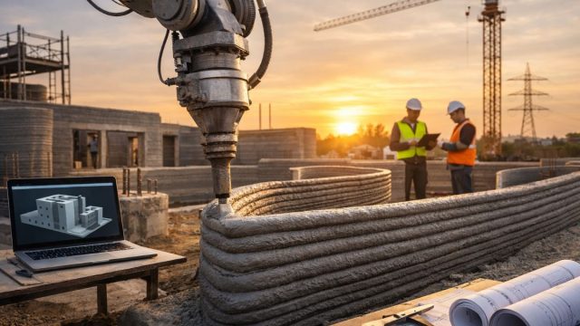 Rinnovabili • UNI/PdR 190 trasforma la stampa 3D in edilizia in uno standard industriale