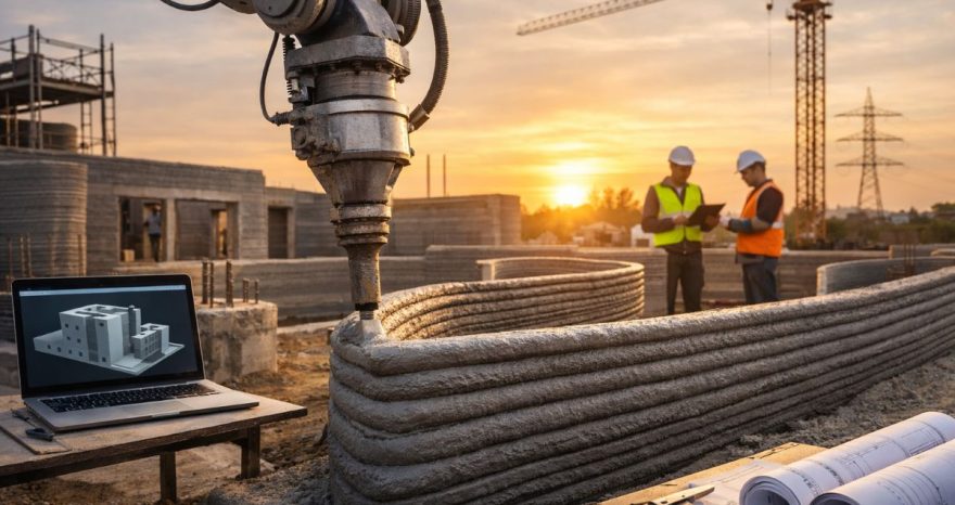 Rinnovabili • UNI/PdR 190 trasforma la stampa 3D in edilizia in uno standard industriale