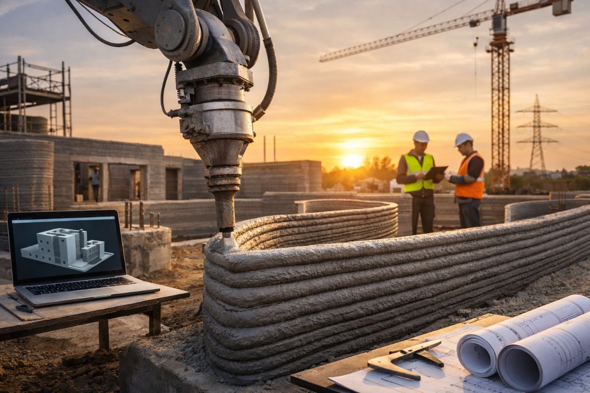 La stampa 3D in edilizia: dalla prassi UNI le linee guida per costruzioni in calcestruzzo