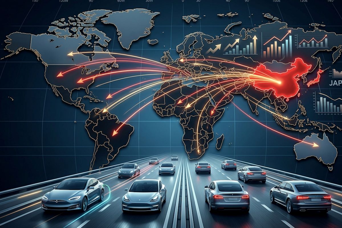 Vendite auto, Cina sorpassa Giappone a livello mondiale