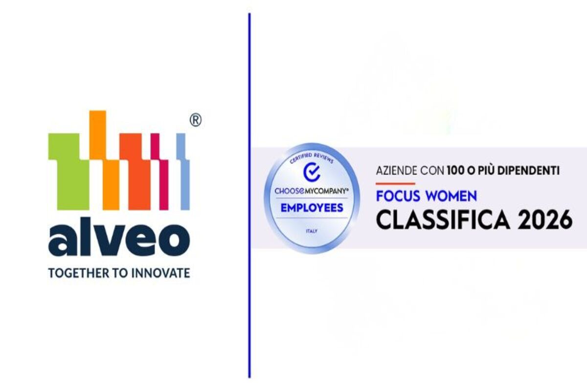 Alveo Group tra le migliori aziende in Italia nella classifica Focus Women 2026 di ChooseMyCompany
