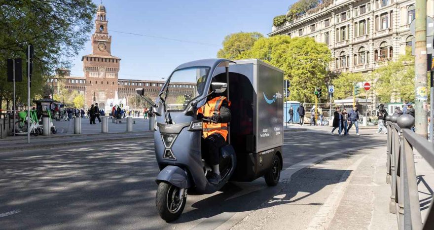 Rinnovabili • consegne-veloci-sostenibili-italia-amazon-nuove-soluzioni