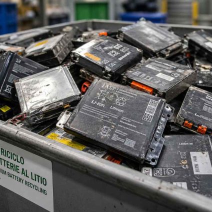 Rinnovabili • Riciclo batterie al litio: fino al 65% dei metalli in 1 minuto